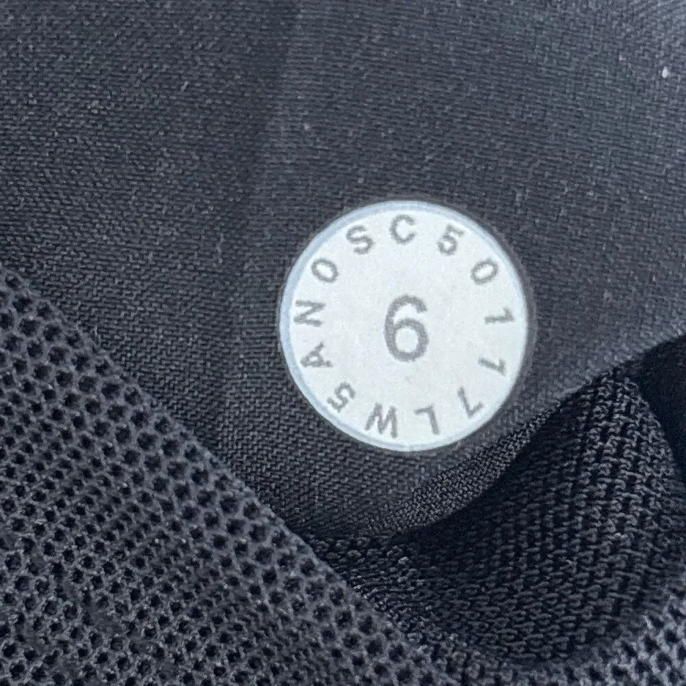 Lululemon On The Fly Pant Womens 6 Gray Heathered Black Pockets